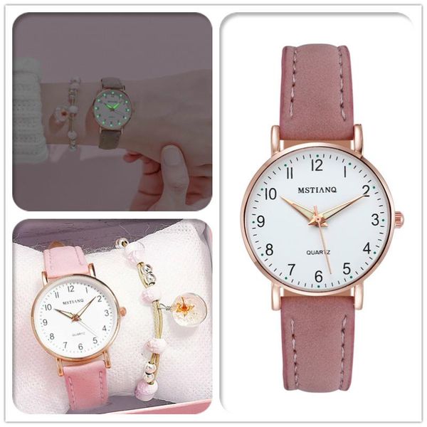 

wristwatches 2021 casual leather belt watches fashion women watch simple ladies' small dial quartz clock dress, Slivery;brown