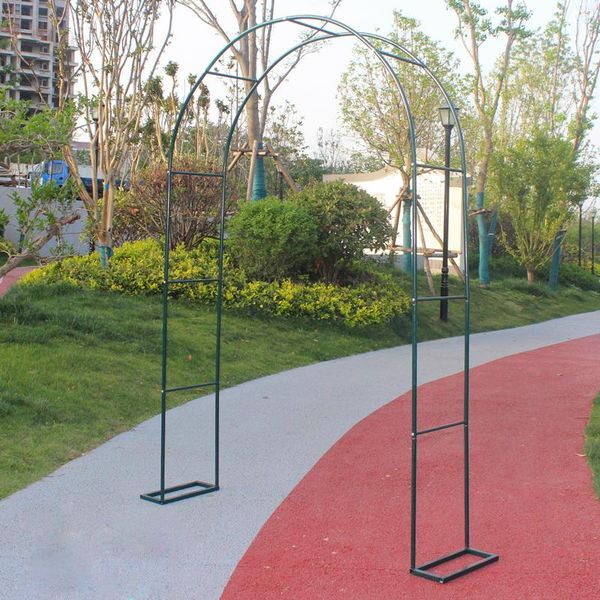 

party decoration lawn wedding arch iron art rough grid climbing rattan frame pastoral vine grape metal