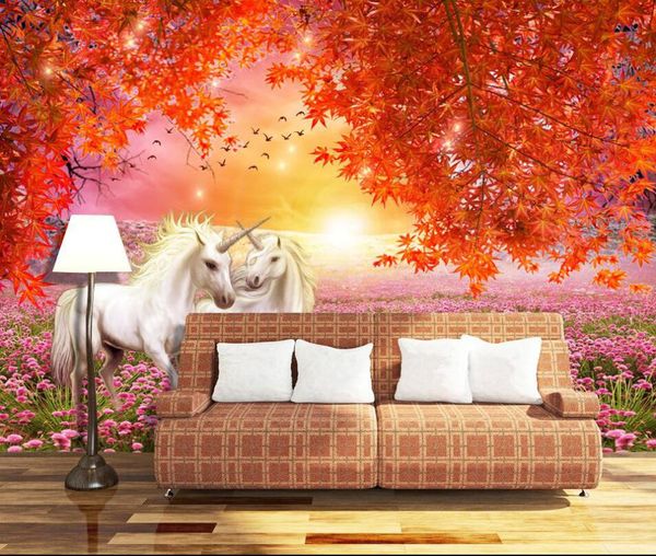 

wallpapers white horse wallpaper murals 3d wall po mural for living room sofa background nature paper