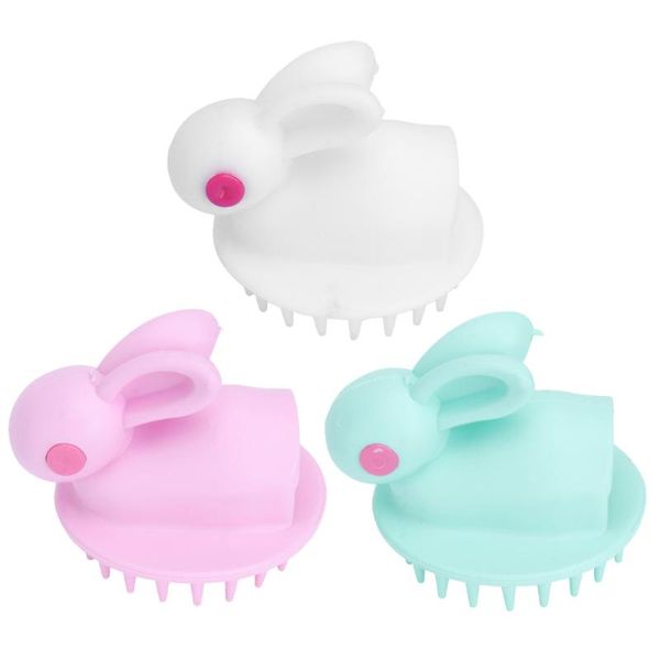 

hair brushes 3pcs kids brush cleaning massager home grooming tool, Silver