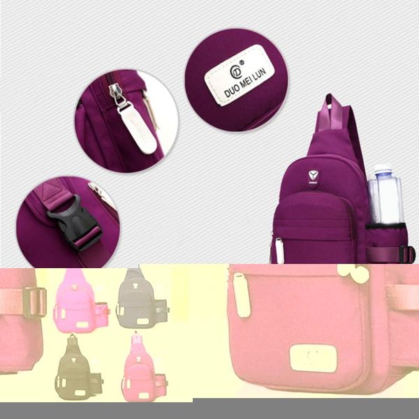 

mens women waterproof small chest bag pack travel sport shoulder sling backpack crossbody bags gift waist