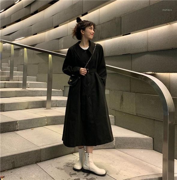 

women's wool & blends cmaz real s cost-effective autumn clothes beautiful design medium and long style, Black