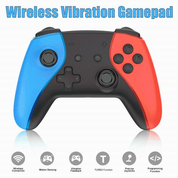 

game controllers & joysticks bluetooth-compatible gamepad for n-switch, switch pro controller wireless remote joystick