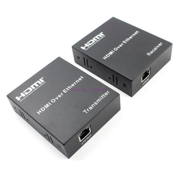 

audio cables & connectors dhl or fedex 5pcs 1080p extender 120m over tcp/ip cat5e/6 ethernet cable infrared transmitter/ receiver with