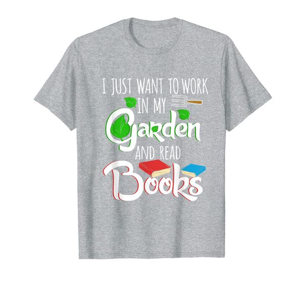 

gardening plants lover book lover gardeners t-shirt mp, White;black