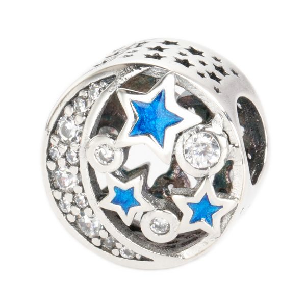 

2021 925 sterling silver european charms beads fit women necklace bracelets diy sweetheart jewelry 20pcs/lot 791992cz, Black