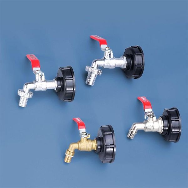 

watering equipments 1pc durable ibc tank tap adapter s60*6 to 1/2'' 3/4'' coarse thread connector replacement valve fitt