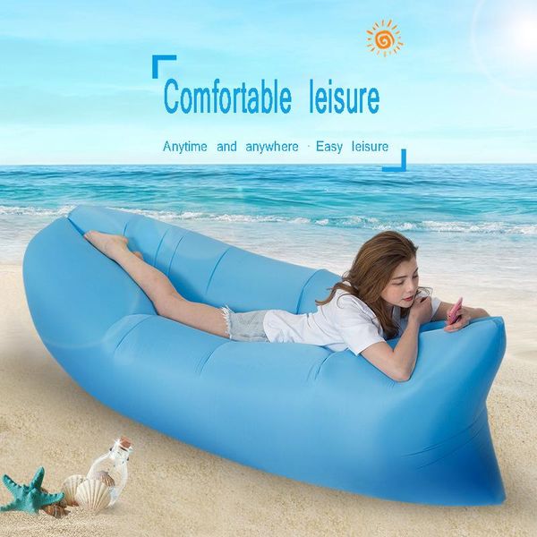 

inflatable lounger air sofa lightweight beach sleeping bag hammock folding rapid for camping travel bags