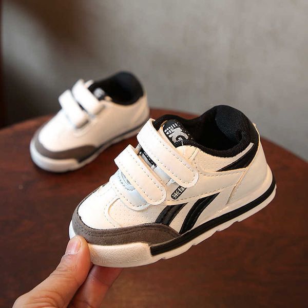 

athletic outdoor 2022 spring children casual shoes flat boys girls stripe sport running shoes fashion breathable soft kids sneakers aa230520, Black