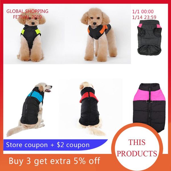 

dog apparel hoomall pet dogs cats winter coats jackets clothes cotton warm ski puppy for coat outerwear