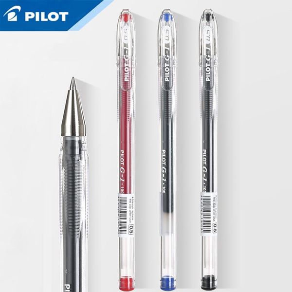 

gel pens 12 pieces pilot bl-g1-5t pen student office go strain shili 0.5 mm signing