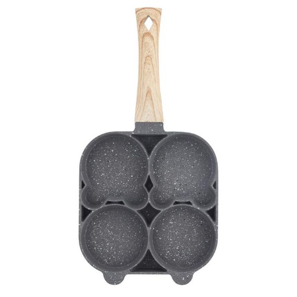 

pans cooking cookware multifunctional induction cooker frying pan home non stick omelet burger eggs pancake thickened bakelite handle