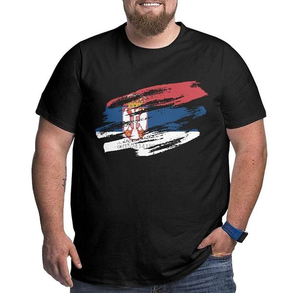 

men's t-shirts vintage flag plus size short-sleeve crewneck t shirt, White;black