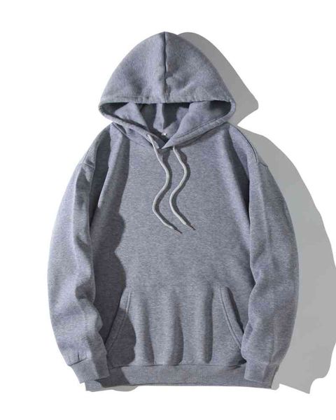 

oversized plush hoodie men's color coat, Black