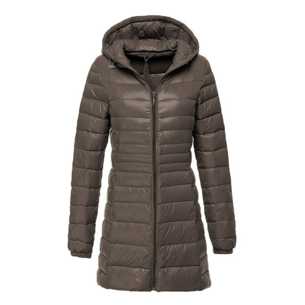 Bang 6xl 7xl 8xl jaqueta feminina tamanho grande Long Ultra Light Down Jacket Mulheres Inverno Windproof LiGhtweight Down Coat 210819