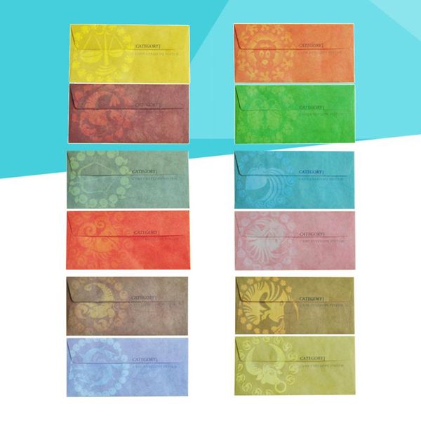 

cash budget storage envelope practical 12 colour waterproof plan gift wrap