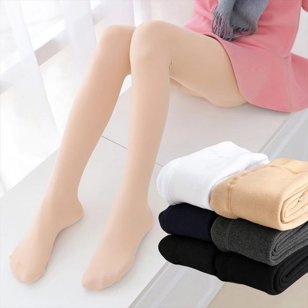 

fashion 8 colors winter warm womens legging high waist thick velvet solid all match autumn, Black