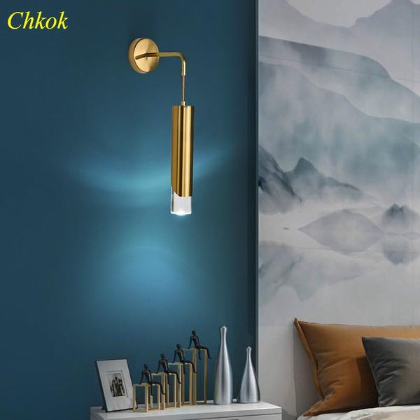 

wall lamp luxury bedside bathroom interior living aisle nordic minimalist led bedroom decoration