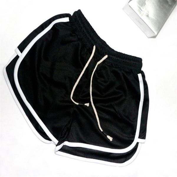 

women running sports shorts lage size quick-drying loose fitness yoga short gym elastic waist outfit