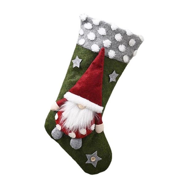 

christmas decorations 1xchristmas sock year stocking sack xmas gift candy bag for home tree decor
