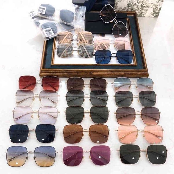 

75% off high version d family sunglasses stellaire box ins star net red same large face uv proof ultra light sunglasses tide, White;black