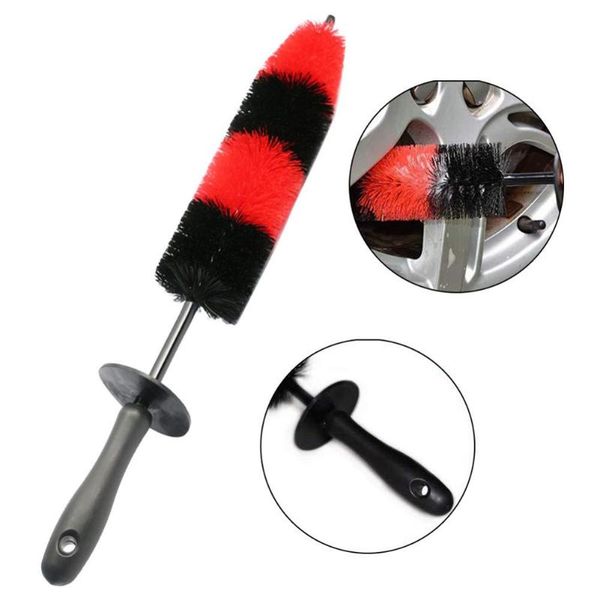 

car sponge 17 x 4 inch 7x wheel tire brush wash kit automobile washing cleaning tool for cars tires gaps