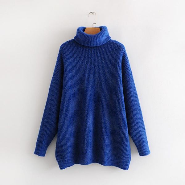

women's sweaters fall/winter turtleneck pullover warm casual loose long-sleeved oversized sweater street park jersey mujer, White;black