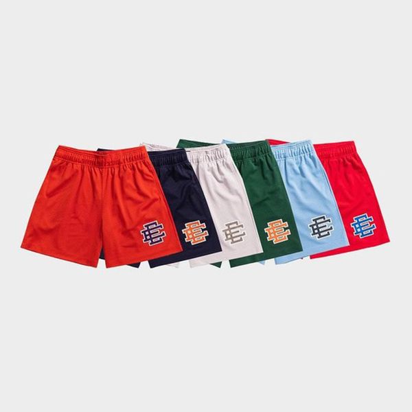 

eric emanuel ee basic short newyork city skyline brand men's casual shorts fitness women summer sandbeach gym workout mesh basketball f, White;black