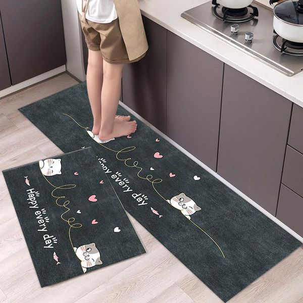 

carpets cartoons kitchen mat anti-slip entrance door bathroom floor indoor carpet bedroom absorbent area rugs living room prayer pad