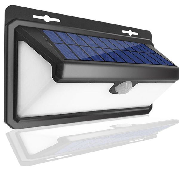 

scenery 100led waterproof outdoor light solar wall lamp led spotlight with sensor lamps