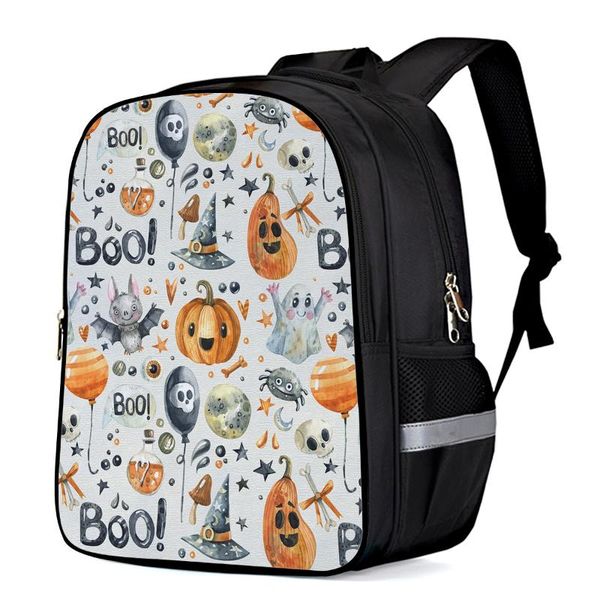 

backpack halloween pumpkin toddler boy girl elementary school kindergarten