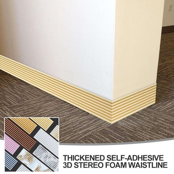 

wall stickers adhesive flexible molding trim 3d decorative lines wallpaper border peel and stick home el diy decoration