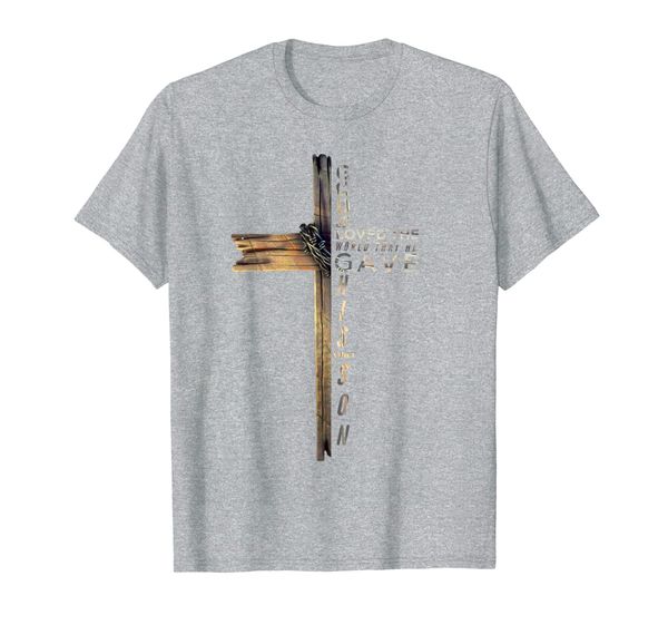 

john 3:16 christian cross shirt bible t-shirt t-shirt, White;black