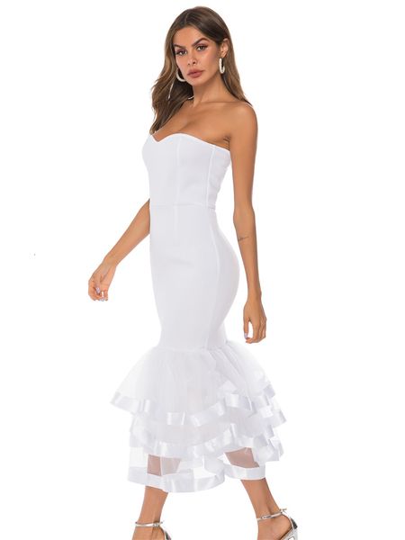 

dress female white tube party dressed off the shoulder shreds with clubwear mesh dinner skinny bodycon femme bundle hip robes 2t2h, Black;gray