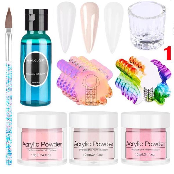 

acrylic powder nail kit professional flowers carved for art t61