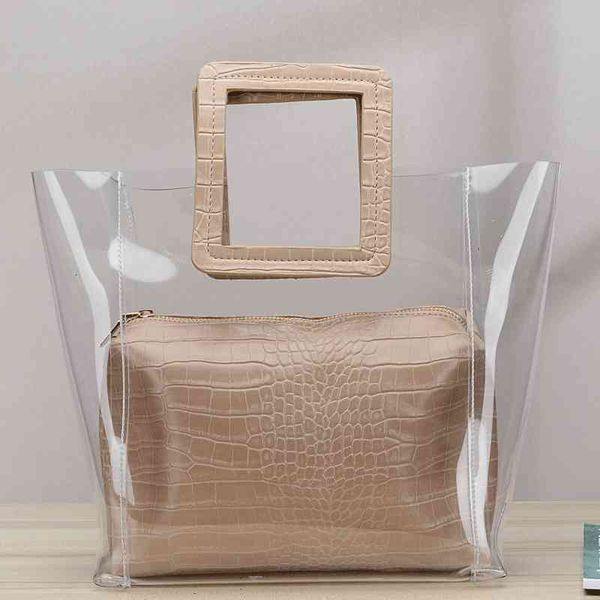 

evening bag transparent daughter and mother 2021 mlouye perspective handbag women's