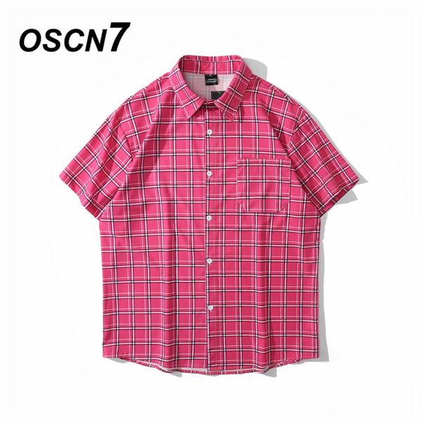 

casual street printed short sleeve shirt men 2021 hawaii beach oversize women fashion harujuku shirts for c122 men's, White;black