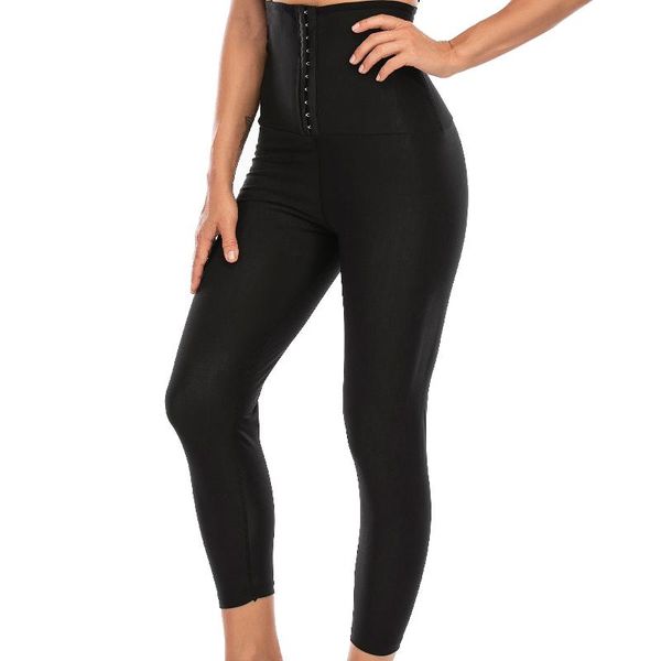 

yoga outfit fitness sauna shorts for women weight loss exercise running training high waisted sport wear legging fat burning tight