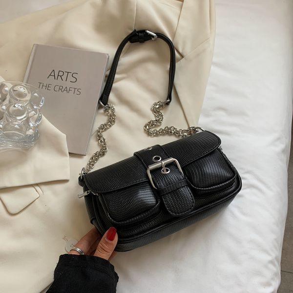 

hbp small shoulder bags for women snakeskin handbags pattern purse metal chain green luxury ladys flap crossbody designer bag