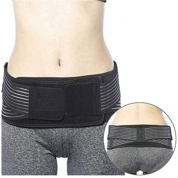 

hip correction body shaper weight loss postpartum recovery girdles up pelvis belt pelvic band waist support, Black;gray