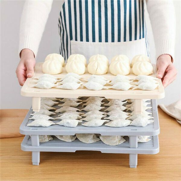 

kitchen storage & organization drainer rack dish holder foldable dumpling tray drying tableware