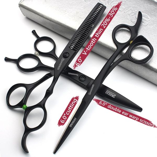 

beauty 6 inch salon japan 440c special hairdressing scissors anti-slip wear-resistant thin custom logo hair