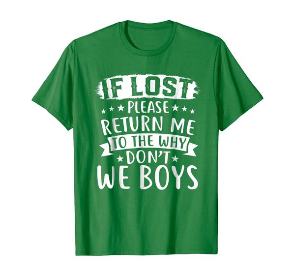 

if lost please return me to the why don't we boys t-shirt, White;black