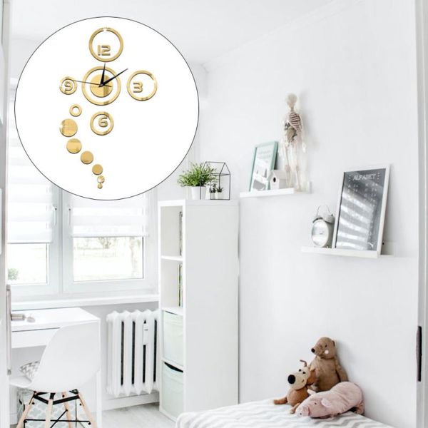 

wall clocks chic sticky clock decorative exquisite household