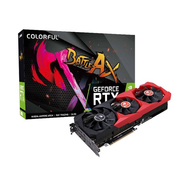 

colorful geforce rtx 3080 ti battle ax graphics cards gpu for pc computer 1665mhz 3080ti 19000mhz gddr6