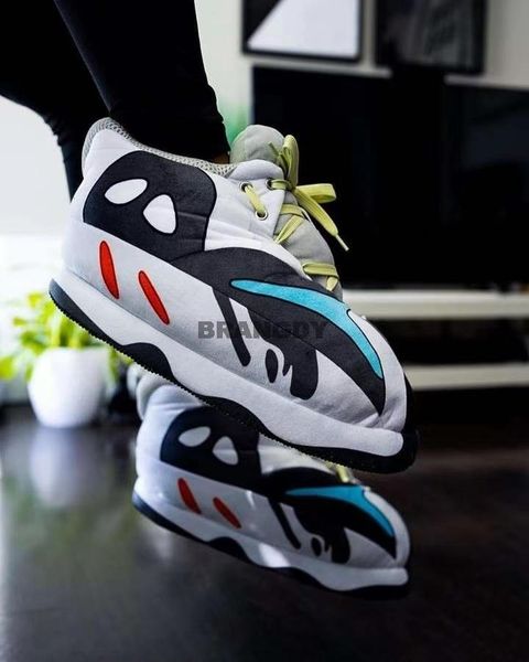 

women men winter slippers one plus size warm home bread indoor snug sneakers ladies house floor slides, Black