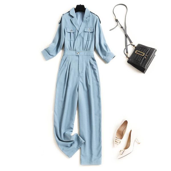 

fall rompers safari womens style solid pockets casual jumpsuit women korean fashion clothing women's jumpsuits, Black;white