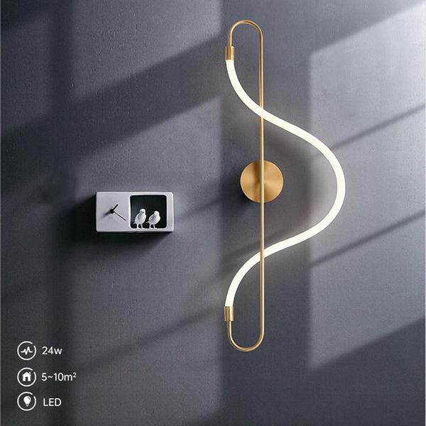 

nordic led wood wall lamp light luminaria lustre de parede living room beside