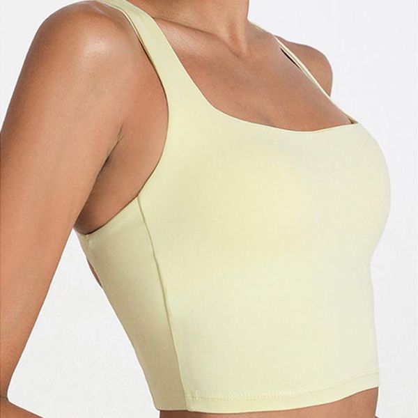 

yoga outfit ladies suit underwear with chest pad workout gym high waist sports
