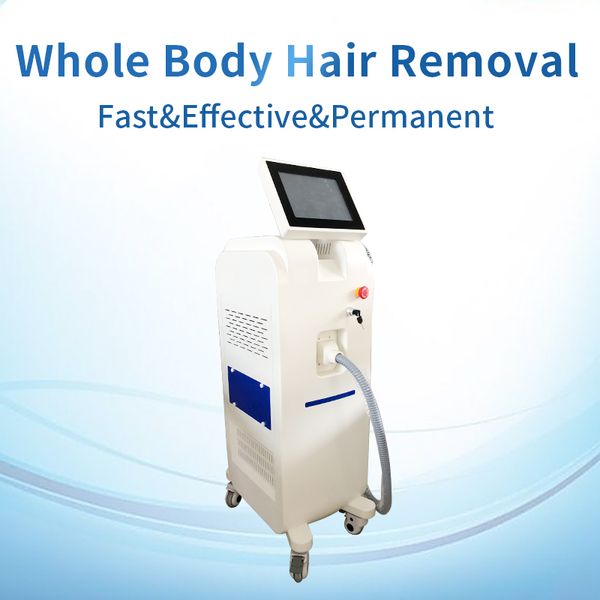 

factory wholesale permanent facial 808nm hair removal laser 808, Black